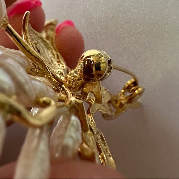 Signed Duri©️Freshwater Pearl Brooch - Picture 11 of 16